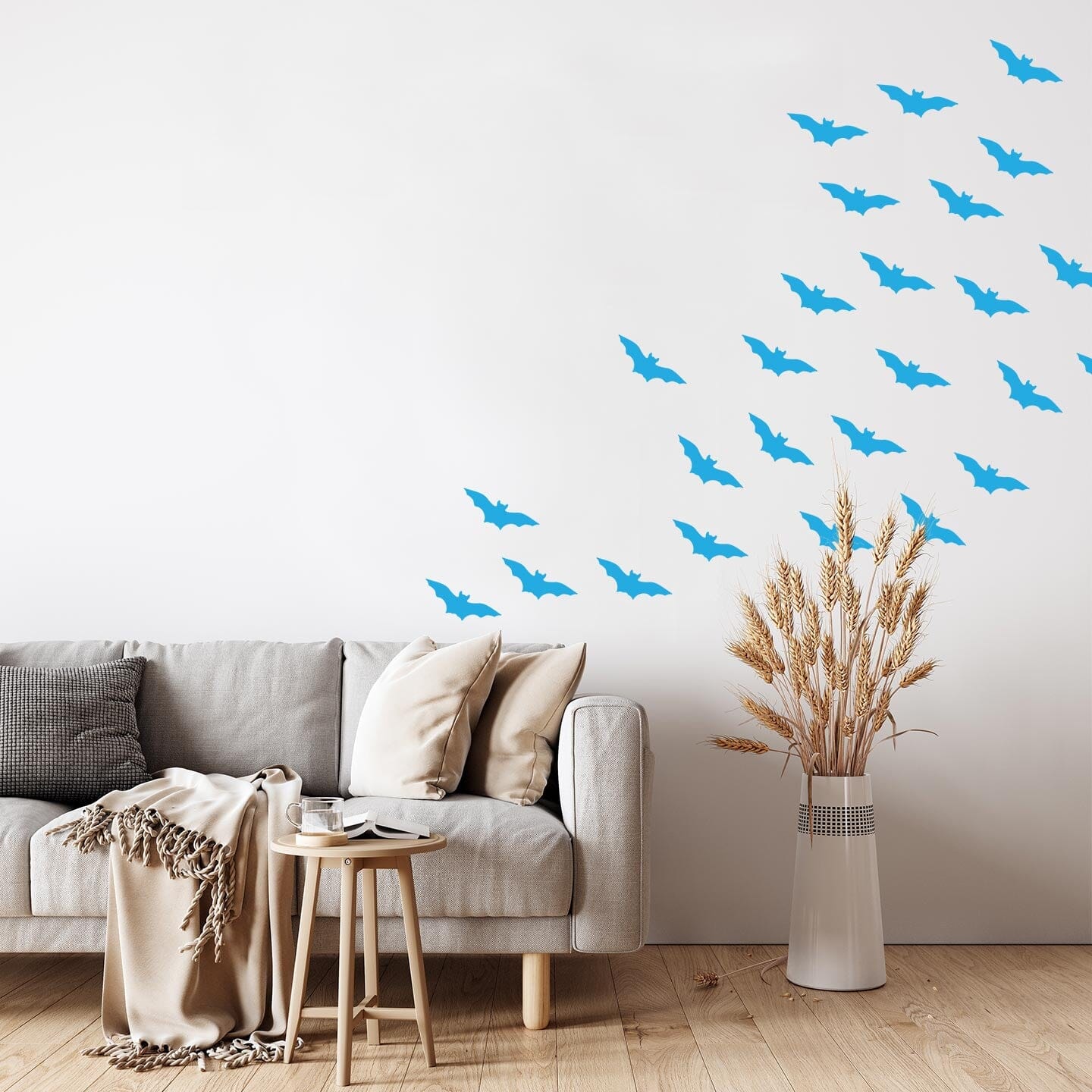 Bat Wall Decals Decals Urbanwalls Blue
