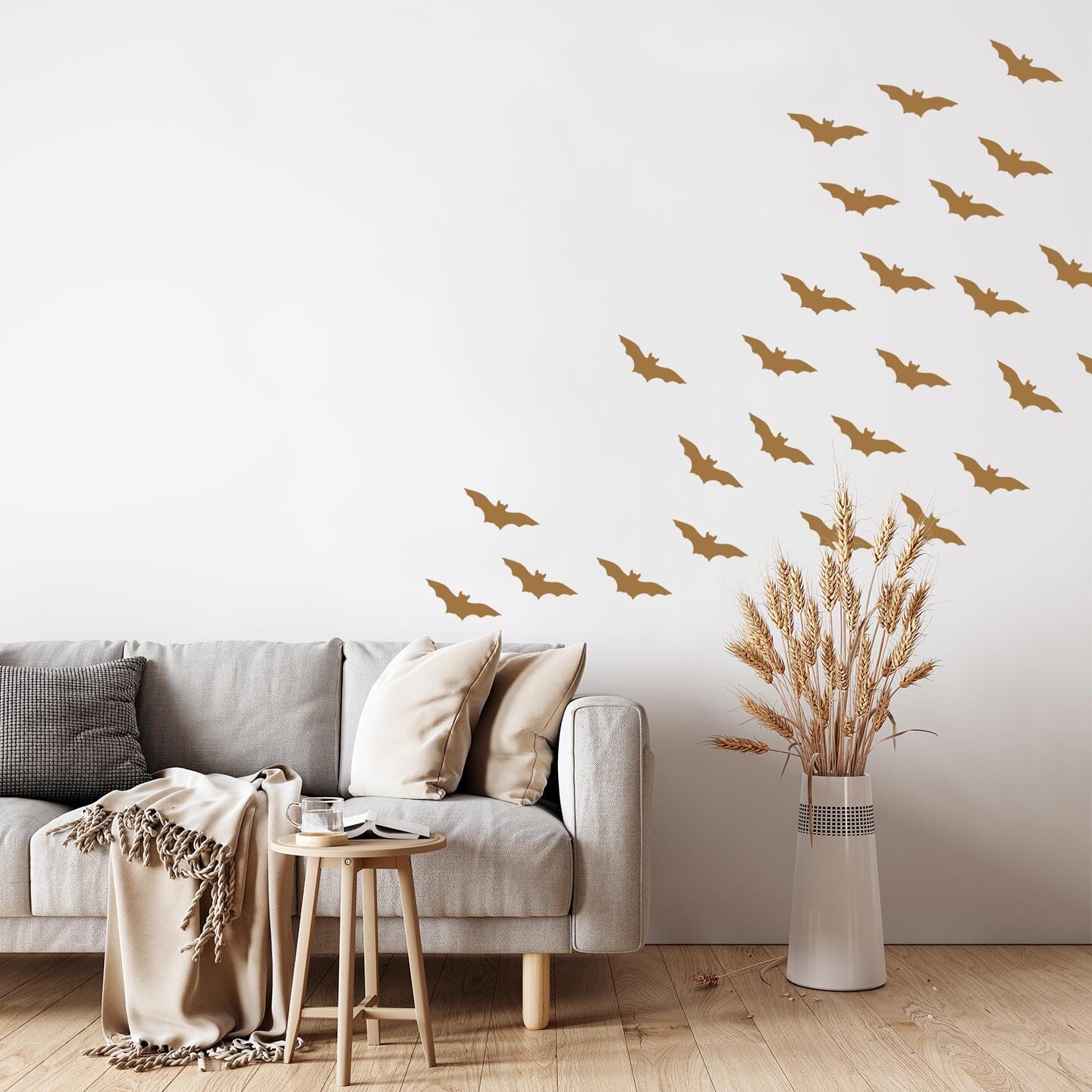 Bat Wall Decals Decals Urbanwalls Copper (Metallic)