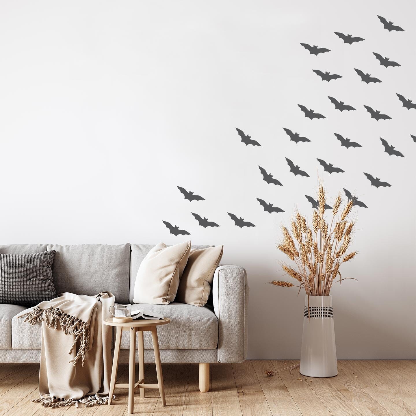 Bat Wall Decals Decals Urbanwalls Grey