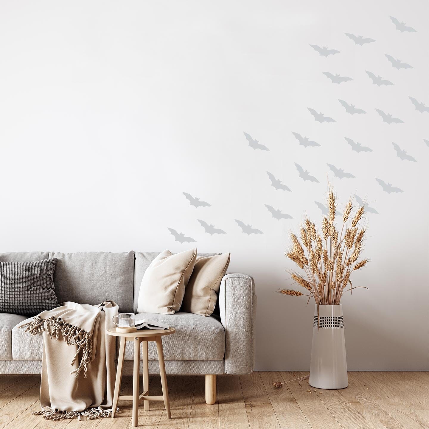 Bat Wall Decals Decals Urbanwalls Light Grey