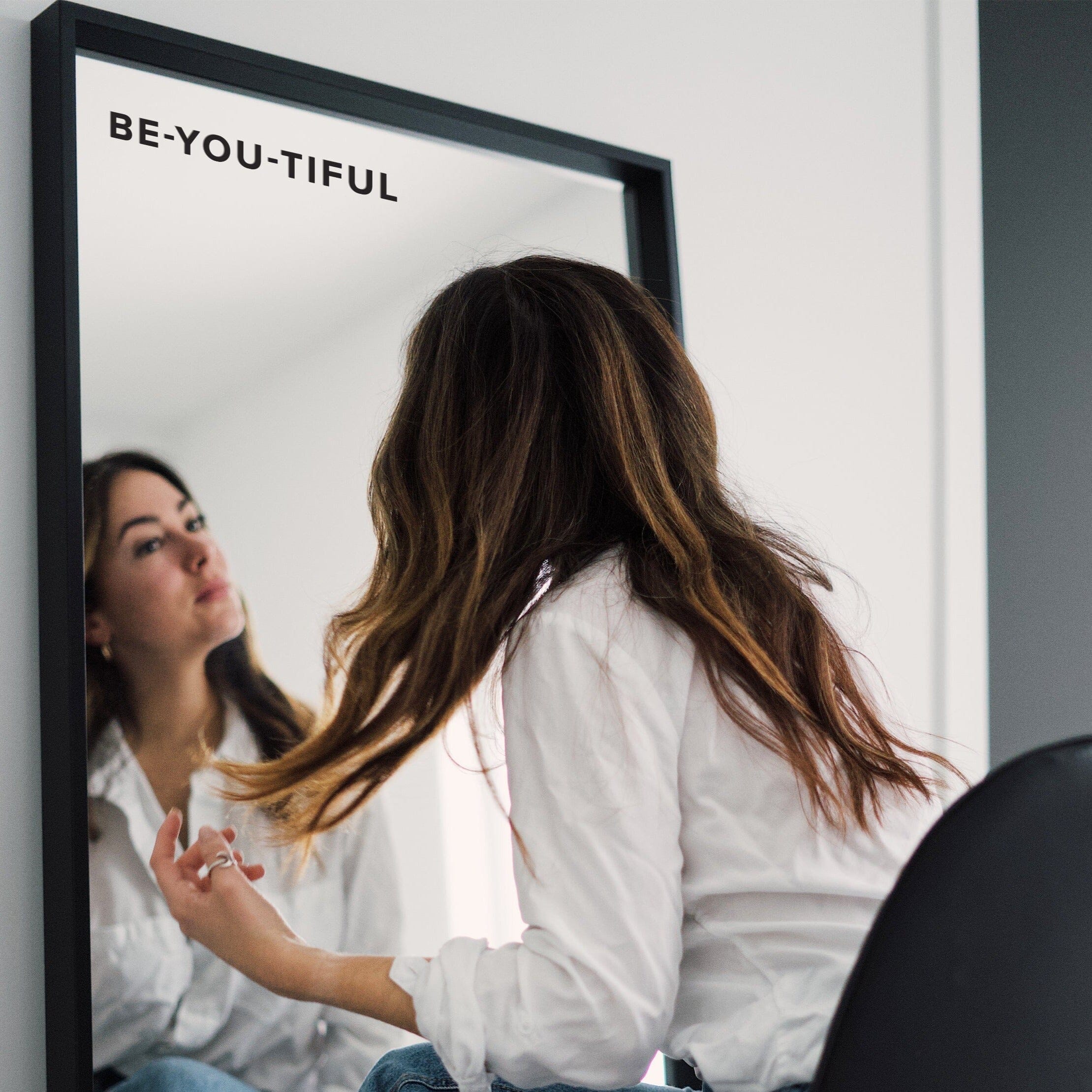 BE-YOU-TIFUL Mirror Decal Decals Urbanwalls