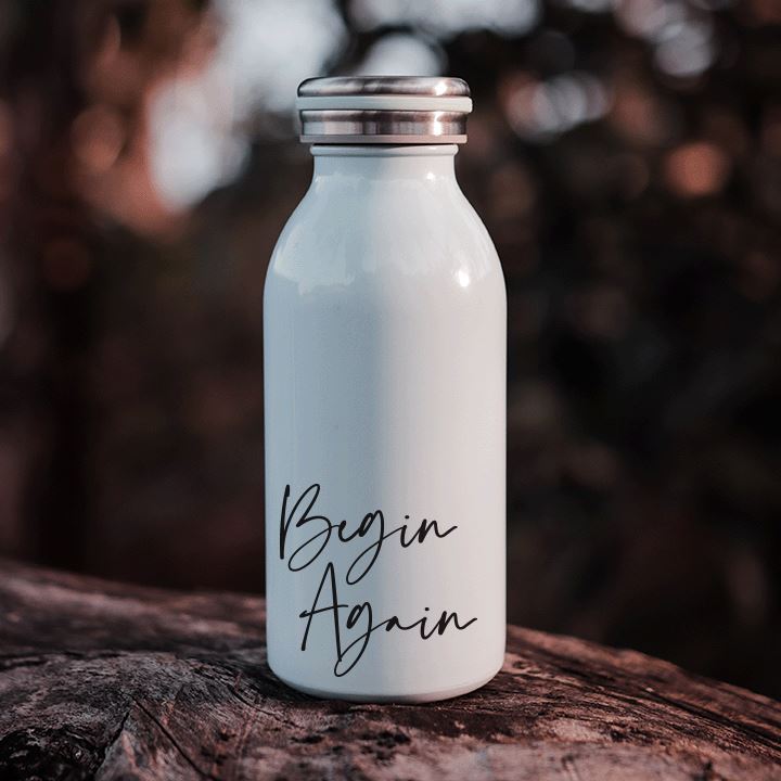 Begin Again Mirror Decal Decals Urbanwalls