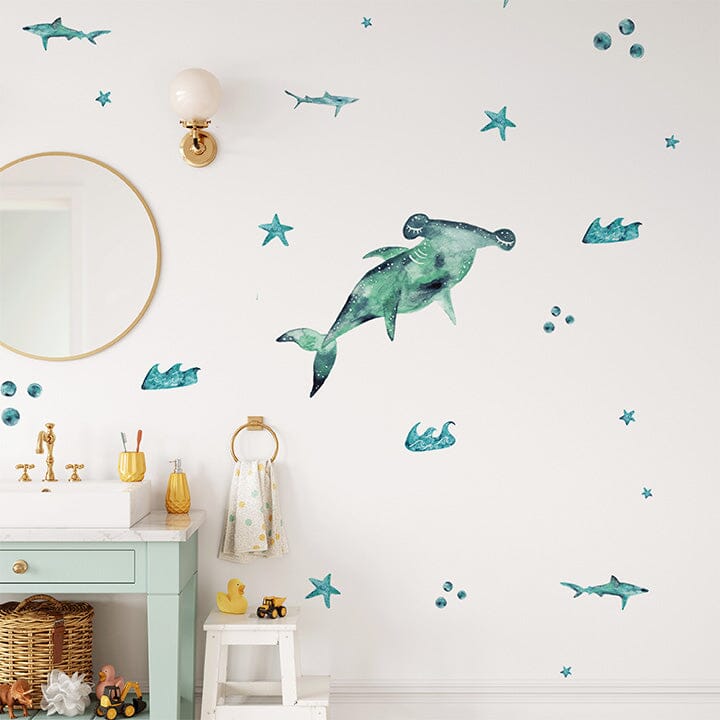 Big Shark Wall Decals Decals Urbanwalls