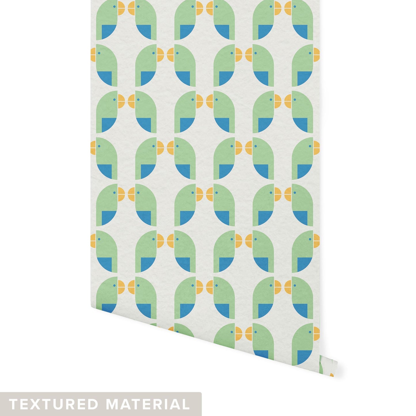 Birds of a Feather Wallpaper Wallpaper Sunny Circle Studio Textured Wall DOUBLE ROLL : 42” X 4 FEET Bright