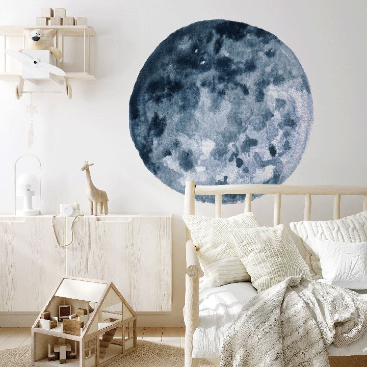 Blue Moon Wall Decal Decals Urbanwalls Standard Wall
