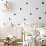 Blue Planet Pattern Wall Decals Decals Urbanwalls Standard Wall Full Order