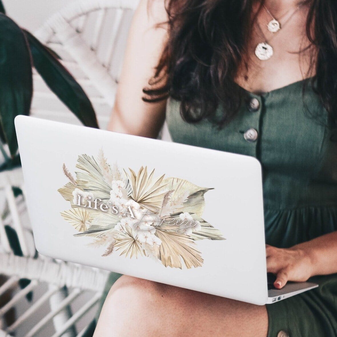 Bohemian Palm Laptop Decal Decals Urbanwalls