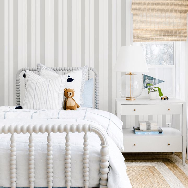 Brighton Stripes Wallpaper Wallpaper Monika Hibbs