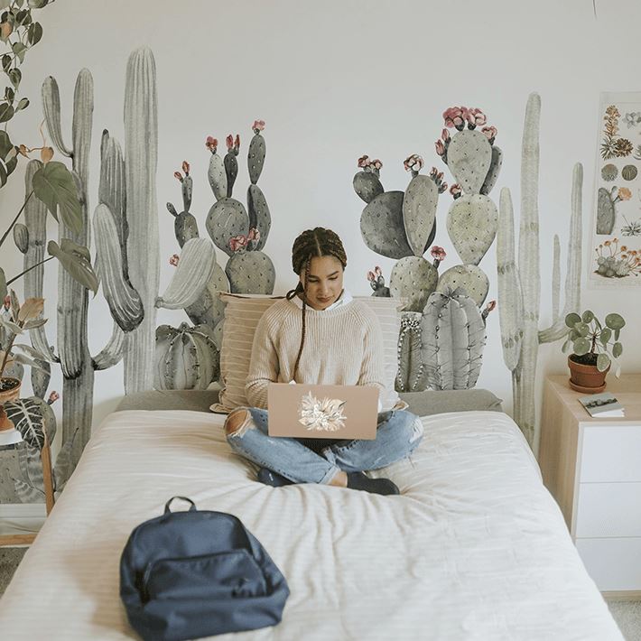 Cactus Garden Wall Decals Decals Urbanwalls Standard Wall Full Order