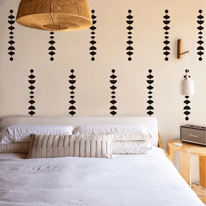 Callisto Shapes Wall Decals Decals Urbanwalls Full Order Black 