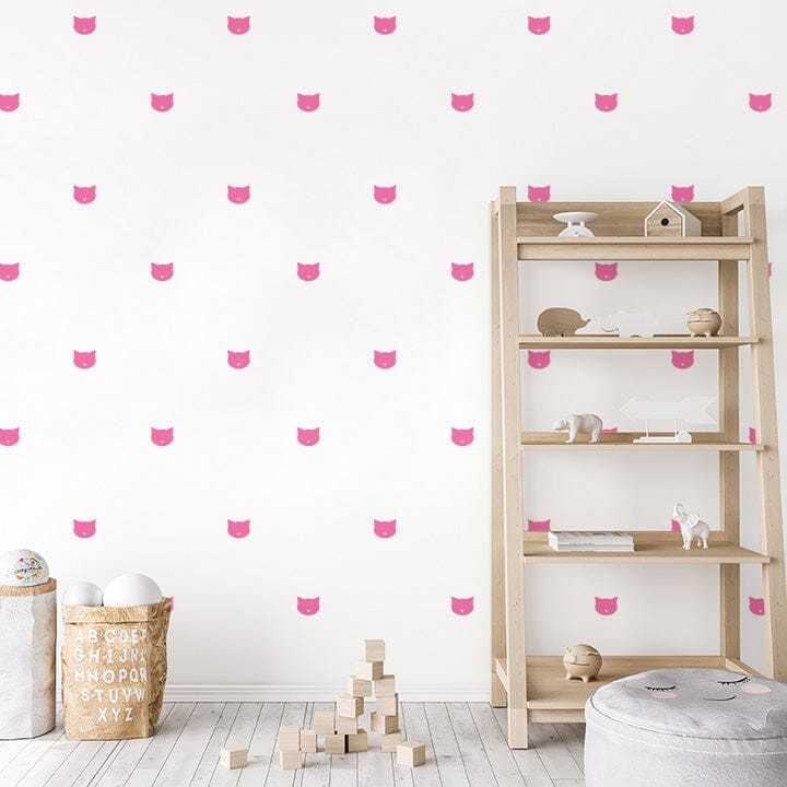 Cats Wall Decals Decals Urbanwalls Pink