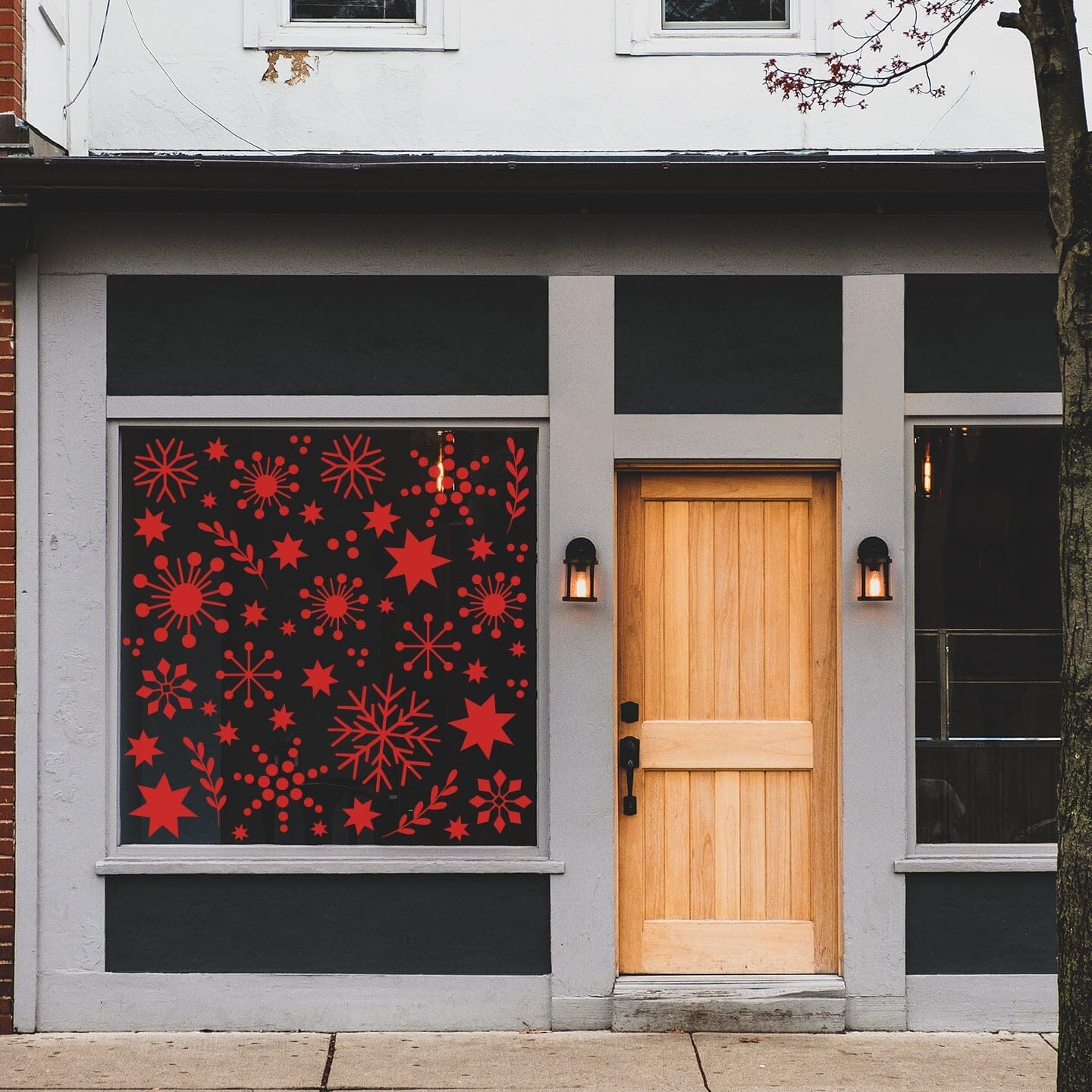 Christmas Cheer Window Decals Decals Urbanwalls