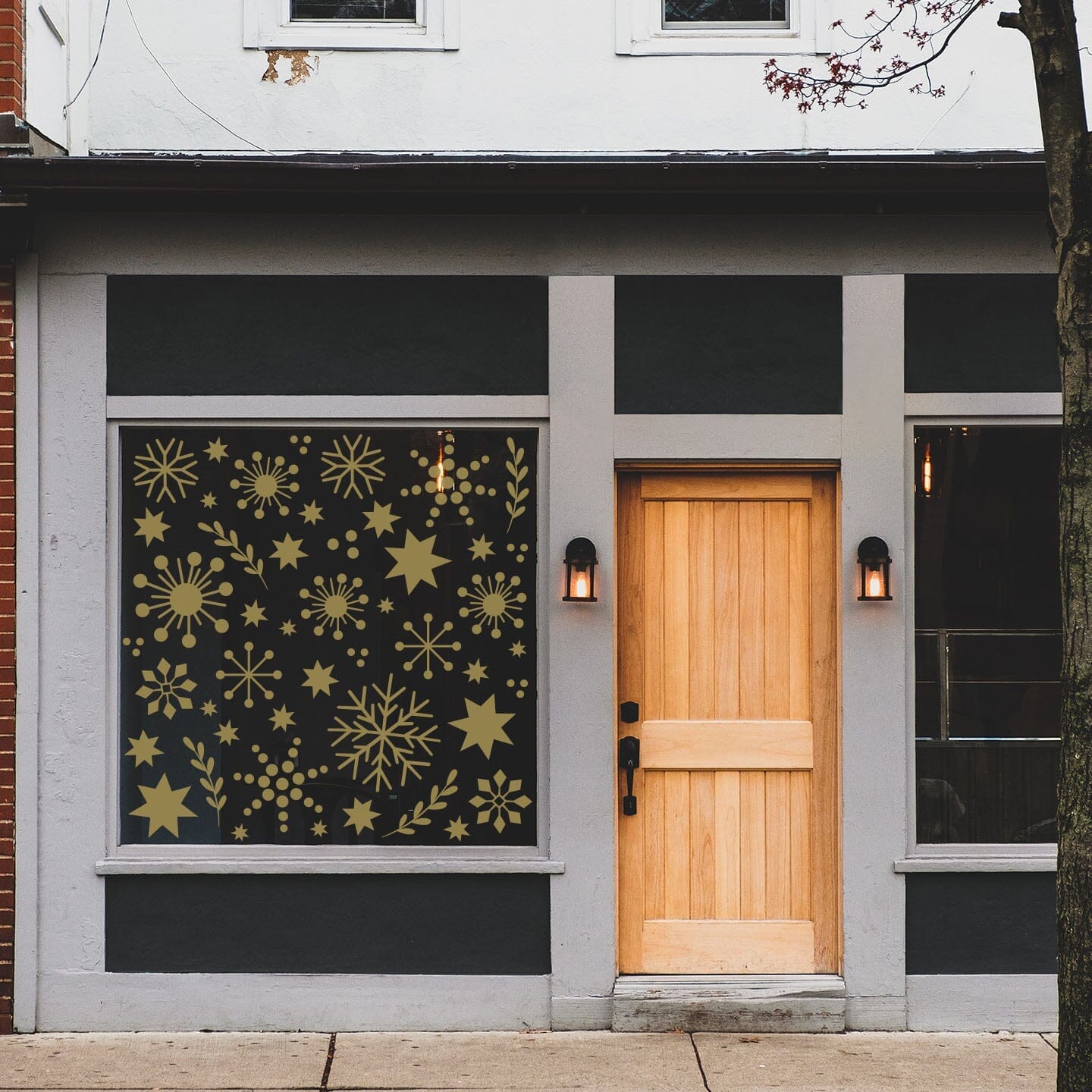 Christmas Cheer Window Decals Decals Urbanwalls