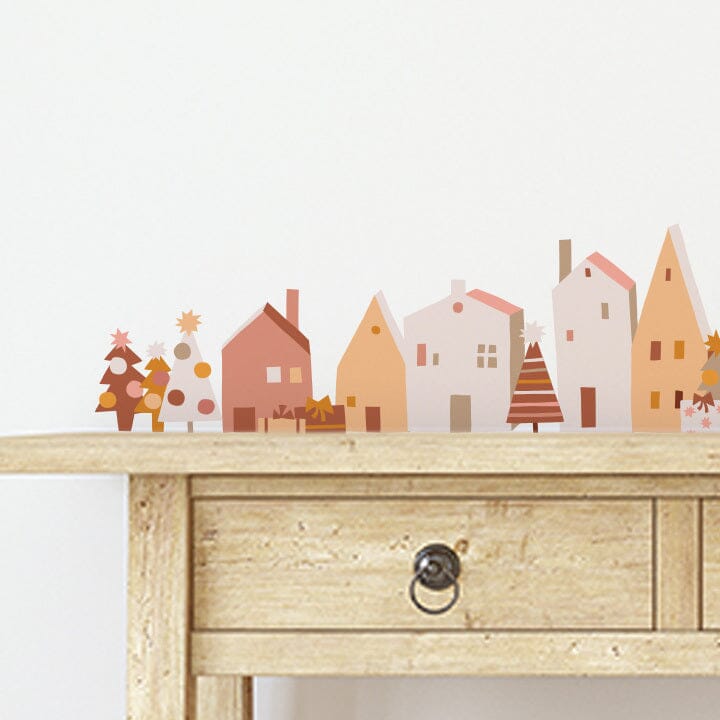 Christmas Village Wall Decals Decals Urbanwalls