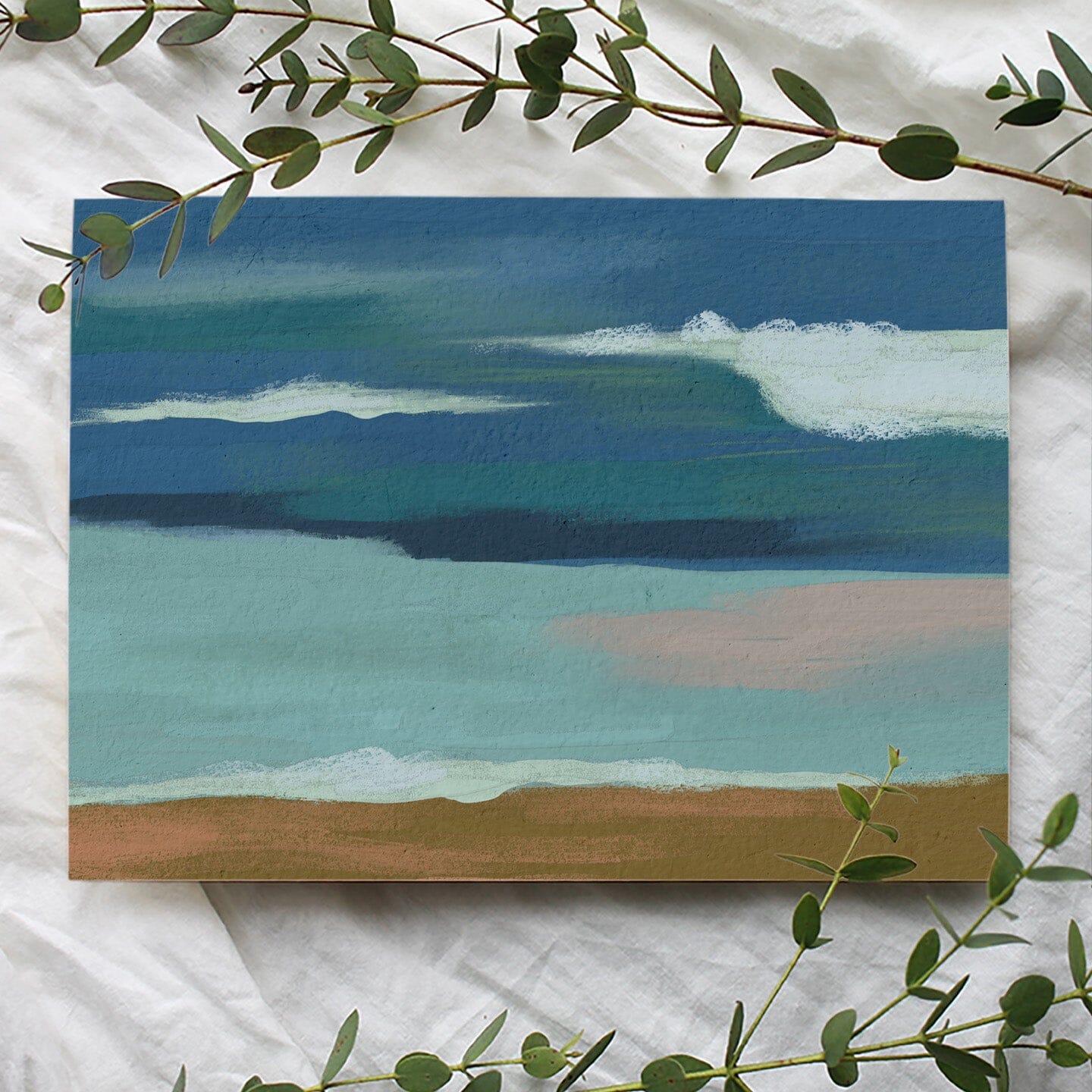 Coastline Wall Mural Murals Urbanwalls Standard Wall Sample