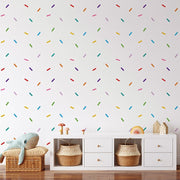 Confetti Sprinkle Wall Decals Decals Urbanwalls Standard Wall Rainbow