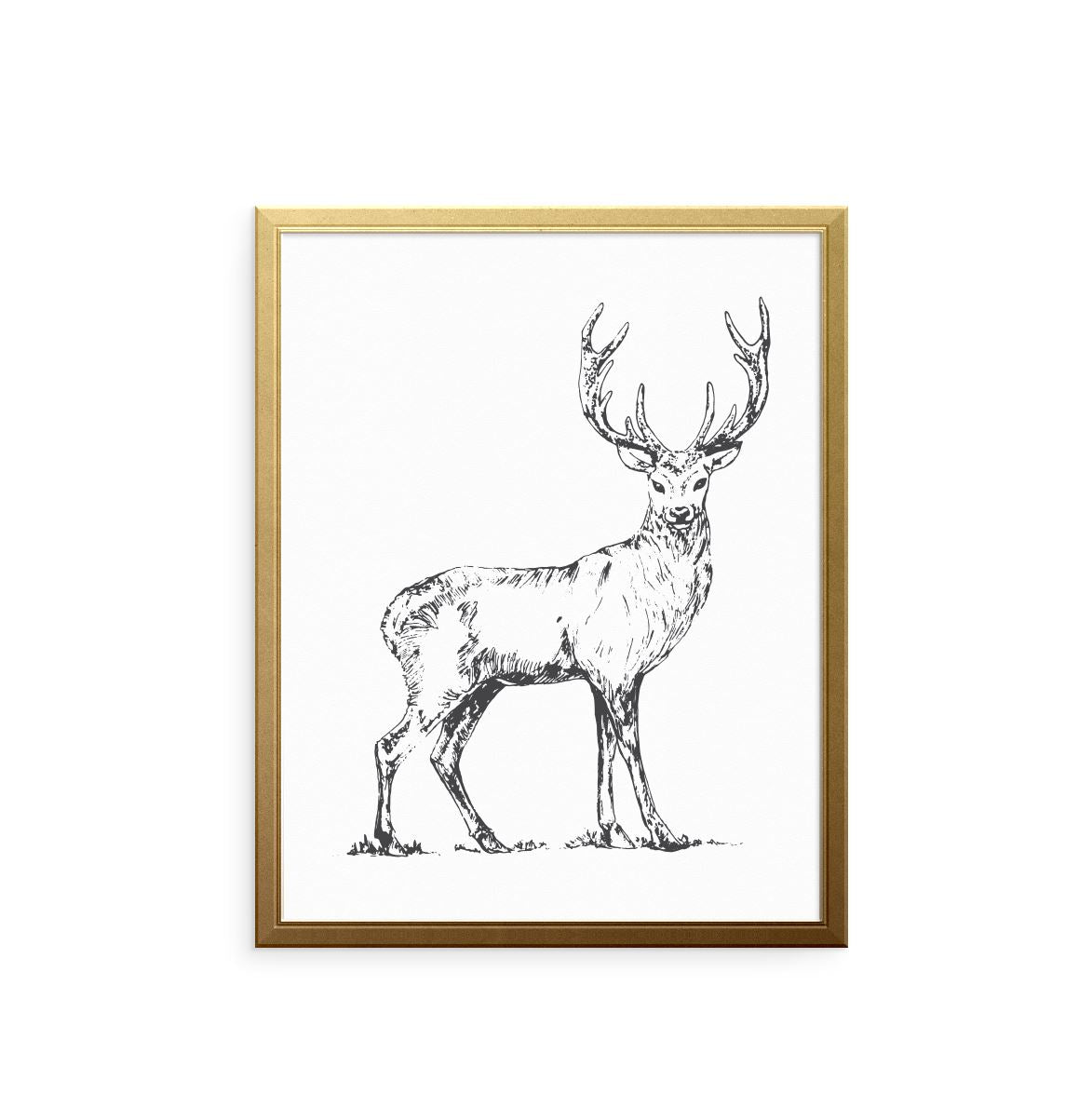 Deer Heart Art Print Prints Urbanwalls