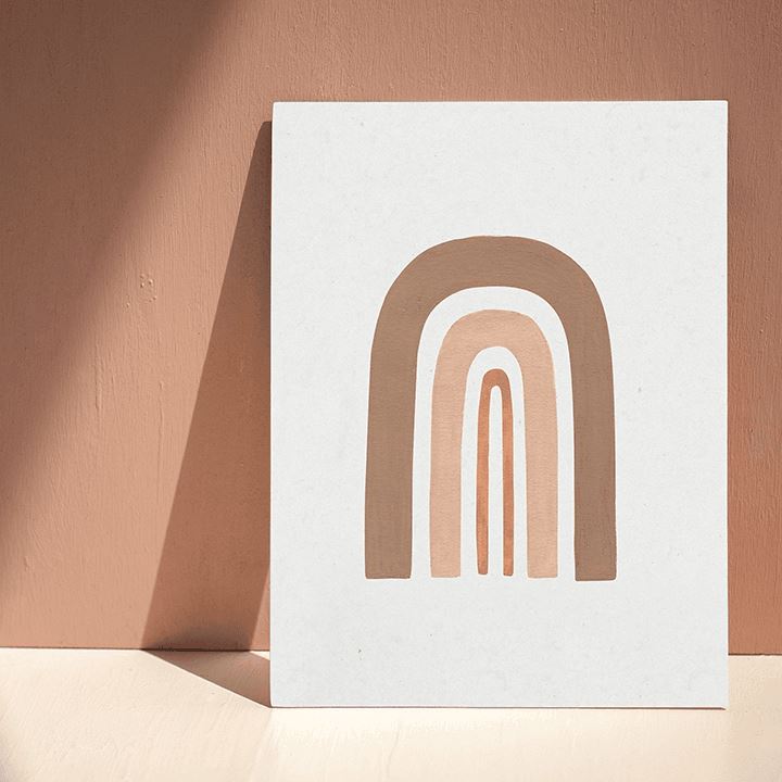 Desert Rainbow Art Print Prints Urbanwalls