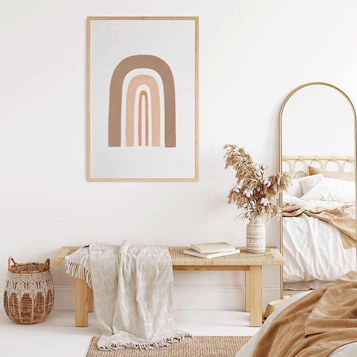 Desert Rainbow Art Print Prints Urbanwalls Paper 8" x 10"