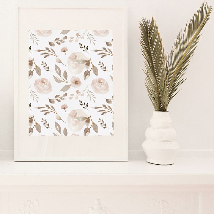 Desert Rose Wallpaper Wallpaper Urbanwalls Standard Wall Sample