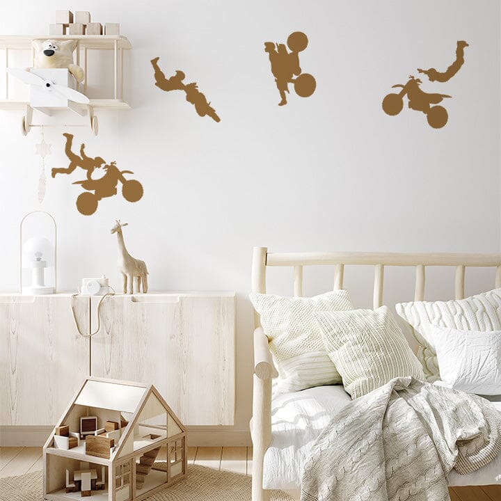 Dirt Bike Wall Decals Decals Urbanwalls Copper (Metallic)