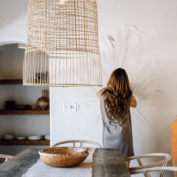 Dried Fan Palm Leaf Wall Decal Decals Urbanwalls