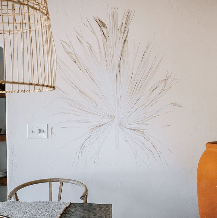 Dried Fan Palm Leaf Wall Decal Decals Urbanwalls