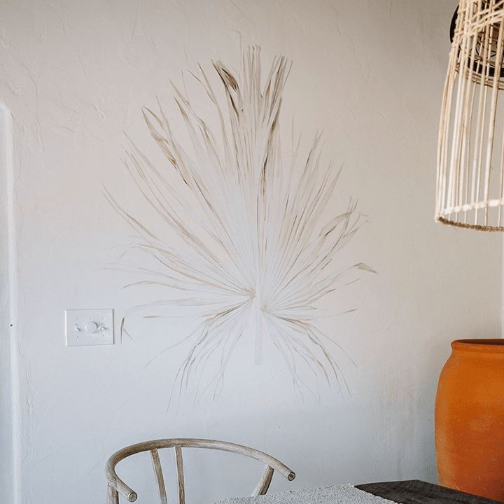 Dried Fan Palm Leaf Wall Decal Decals Urbanwalls