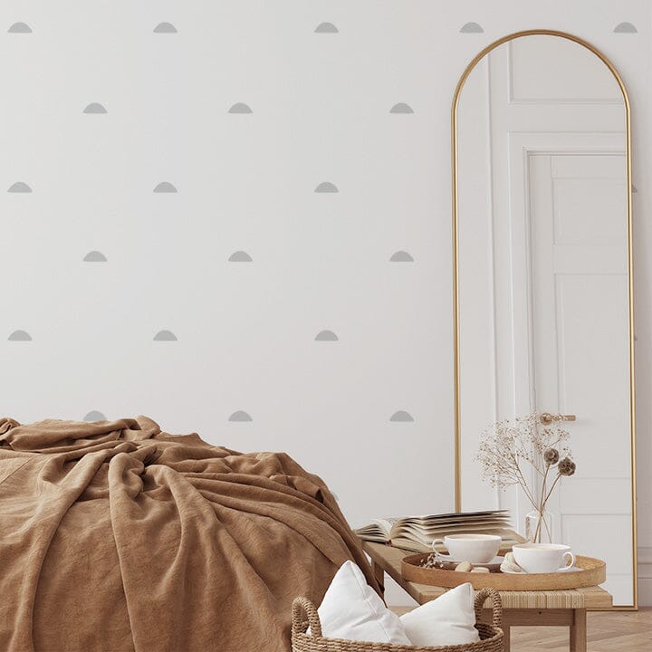 Eclipse Moon Wall Decals Decals Urbanwalls Light Grey