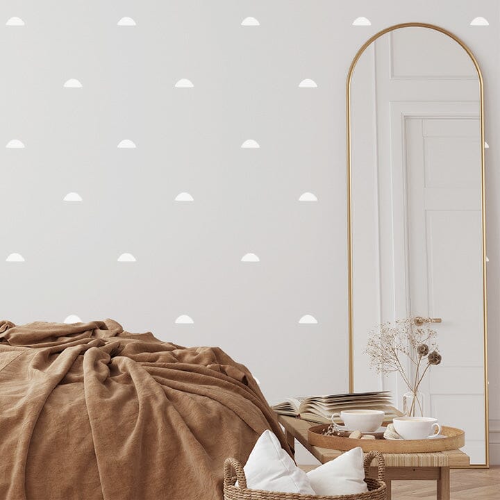 Eclipse Moon Wall Decals Decals Urbanwalls White