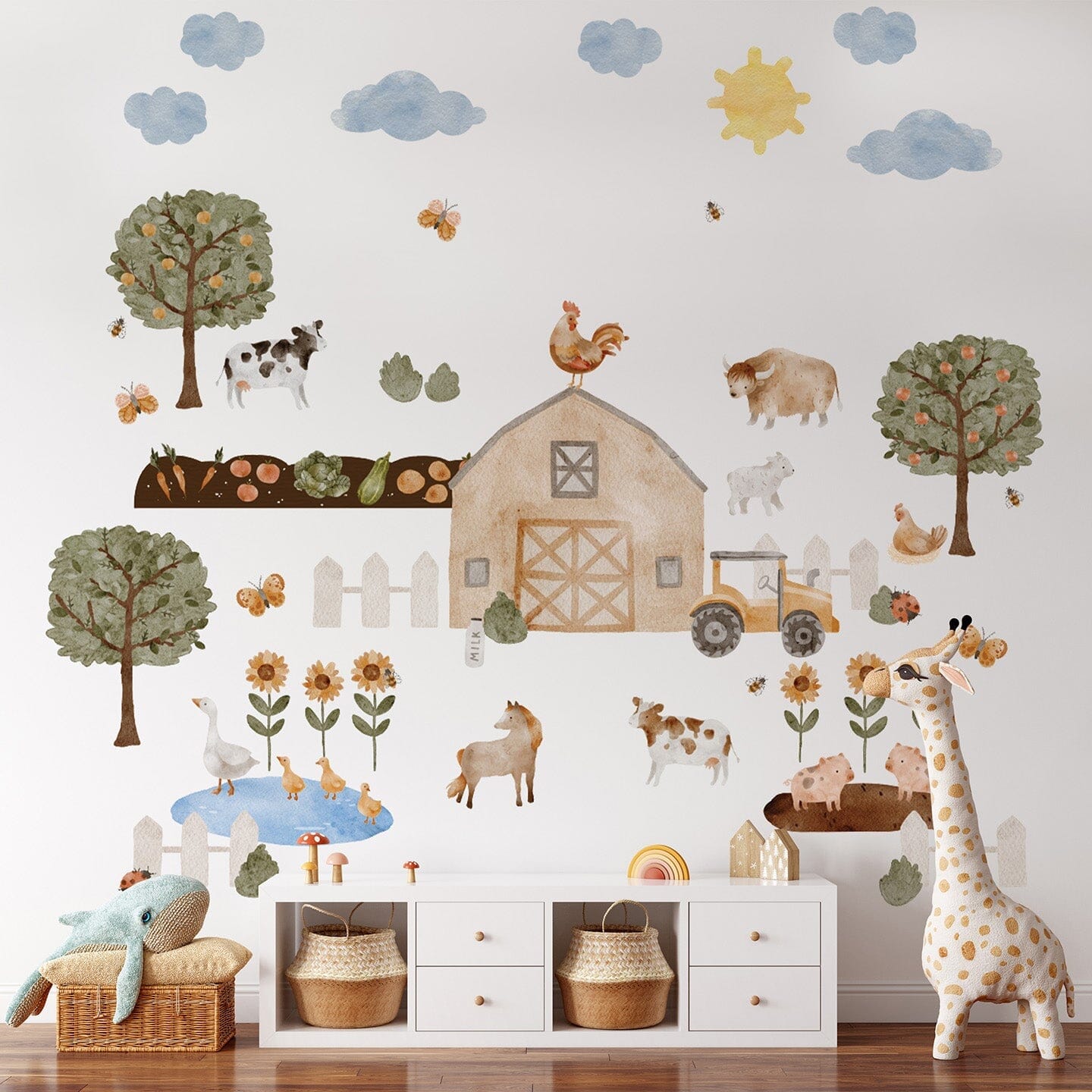 Farm Animal Wall Decals Decals Urbanwalls Standard Wall Full Order