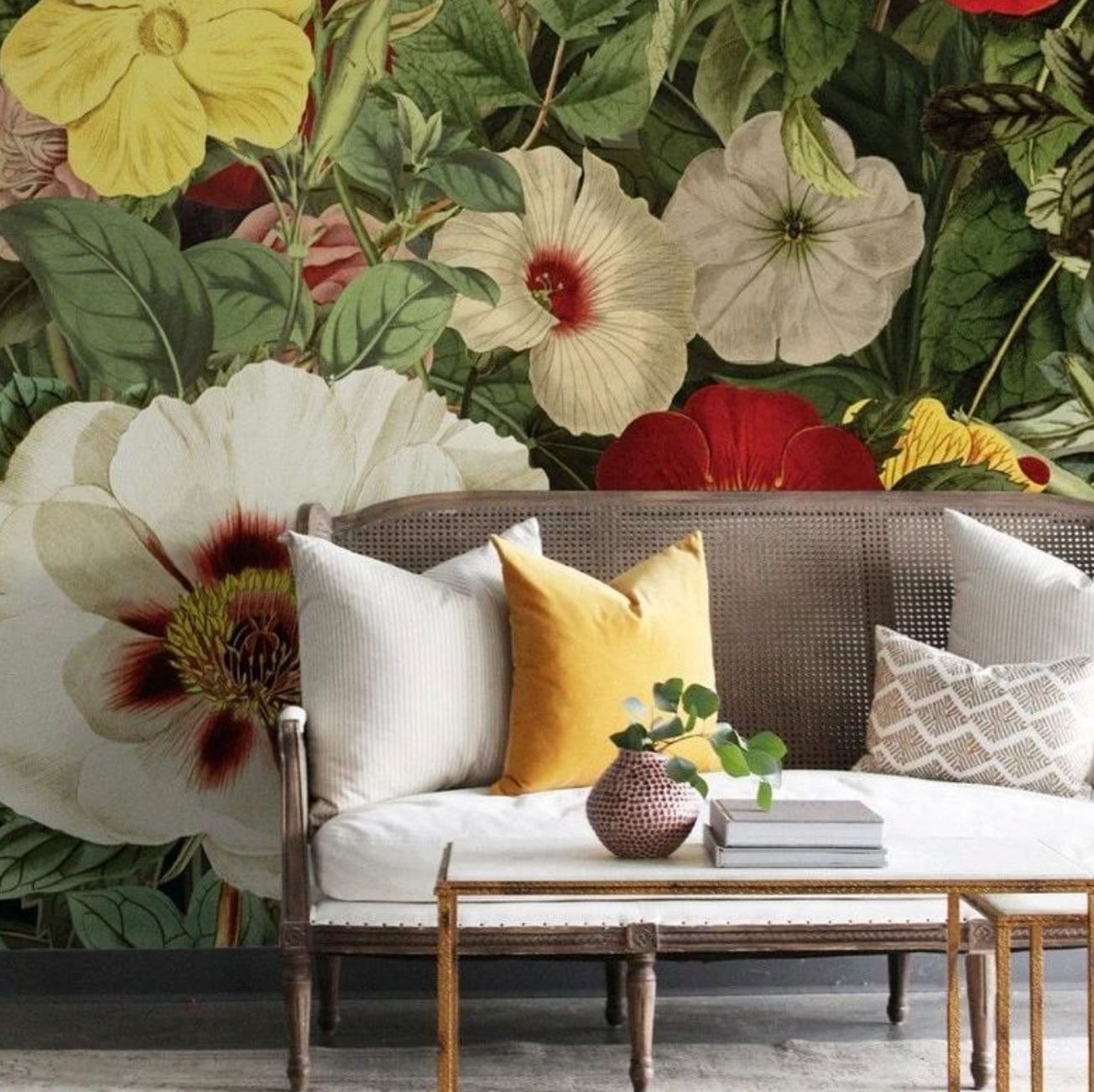 Field Of Flowers Mural Murals Urbanwalls