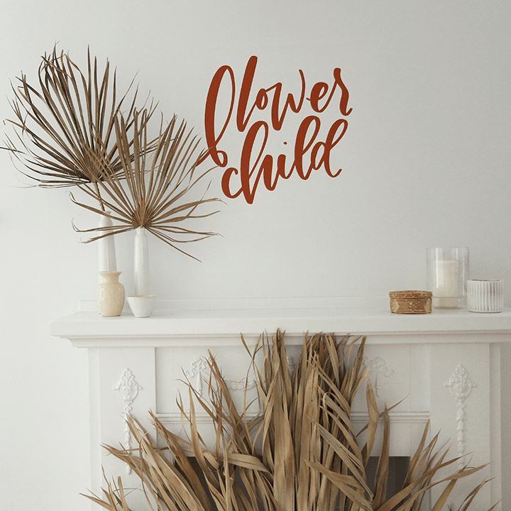 Flower Child Wall Decal Decals Urbanwalls