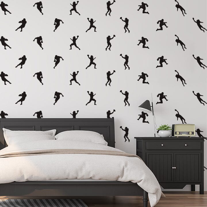 Football Wall Decals Decals Urbanwalls Black