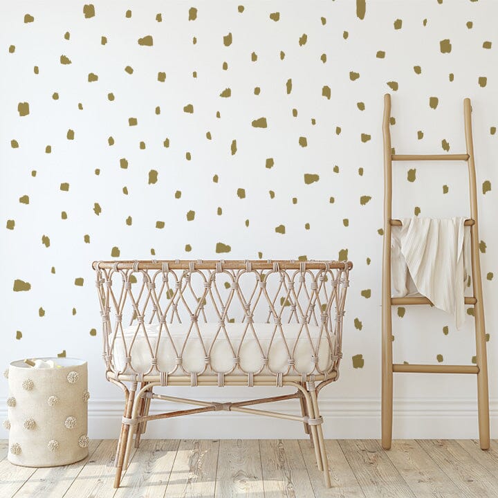 Giraffe Print Wall Decals Decals Urbanwalls Gold (Metallic)