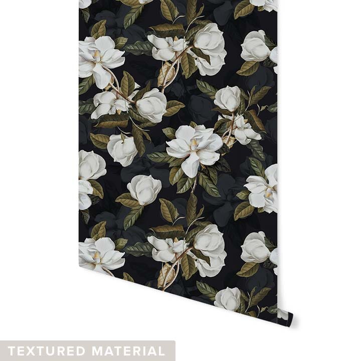 Grand Magnolia Wallpaper Wallpaper Urbanwalls Textured Wall DOUBLE ROLL : 42" X 8 FEET