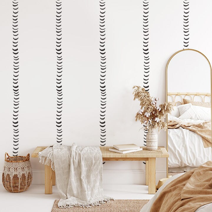 Half Moon Wall Decals Decals Urbanwalls Black