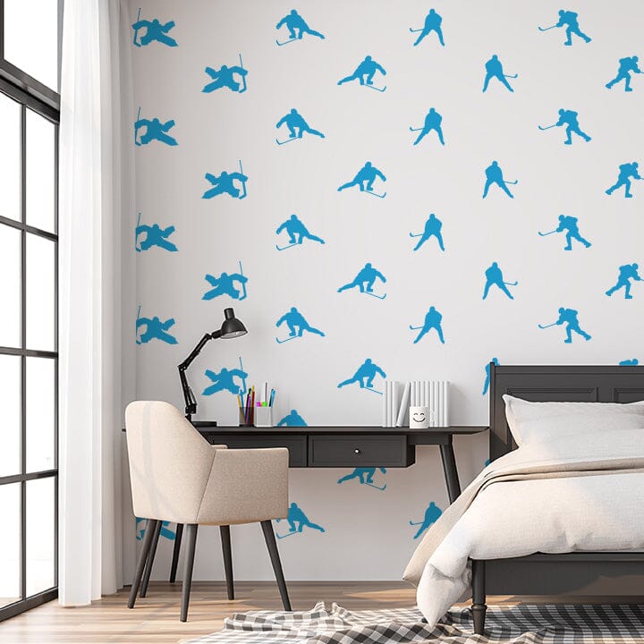 Hockey Wall Decals Decals Urbanwalls Blue