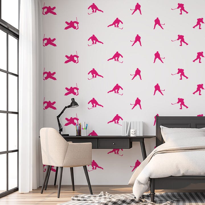 Hockey Wall Decals Decals Urbanwalls Hot Pink