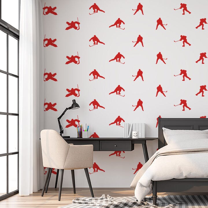 Hockey Wall Decals Decals Urbanwalls Red
