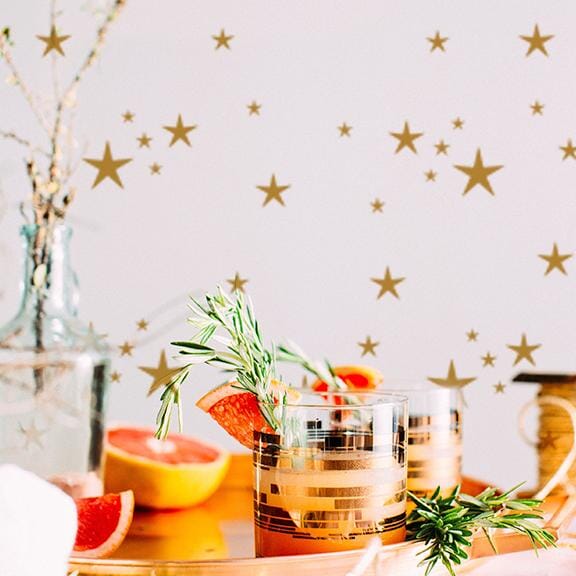 Holiday Twinkle Stars Wall Decals Decals Urbanwalls