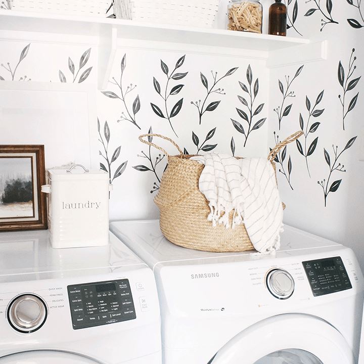 Inked Leaves Wall Decals Decals Urbanwalls