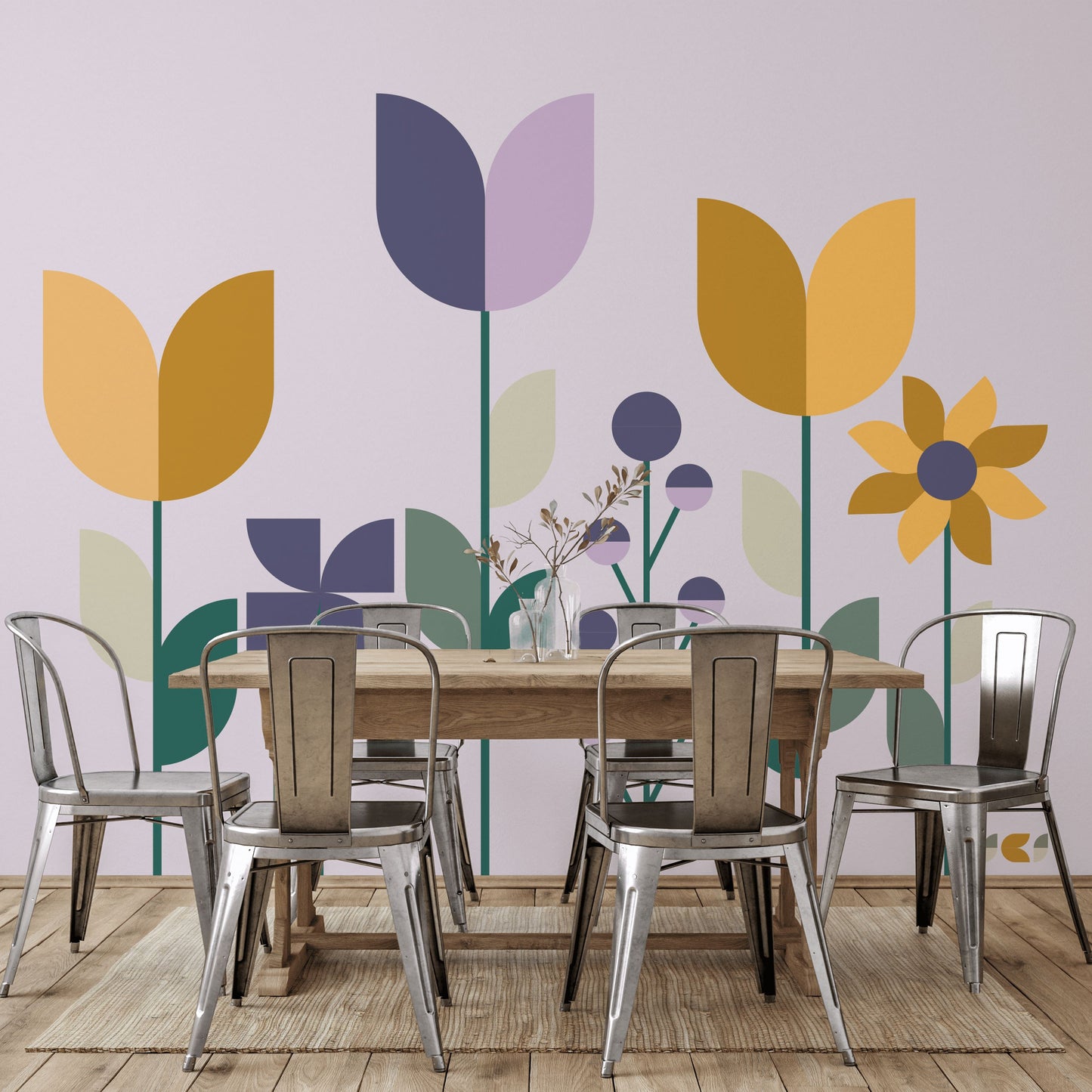 Into the Garden Wall Mural Murals Sunny Circle Studio