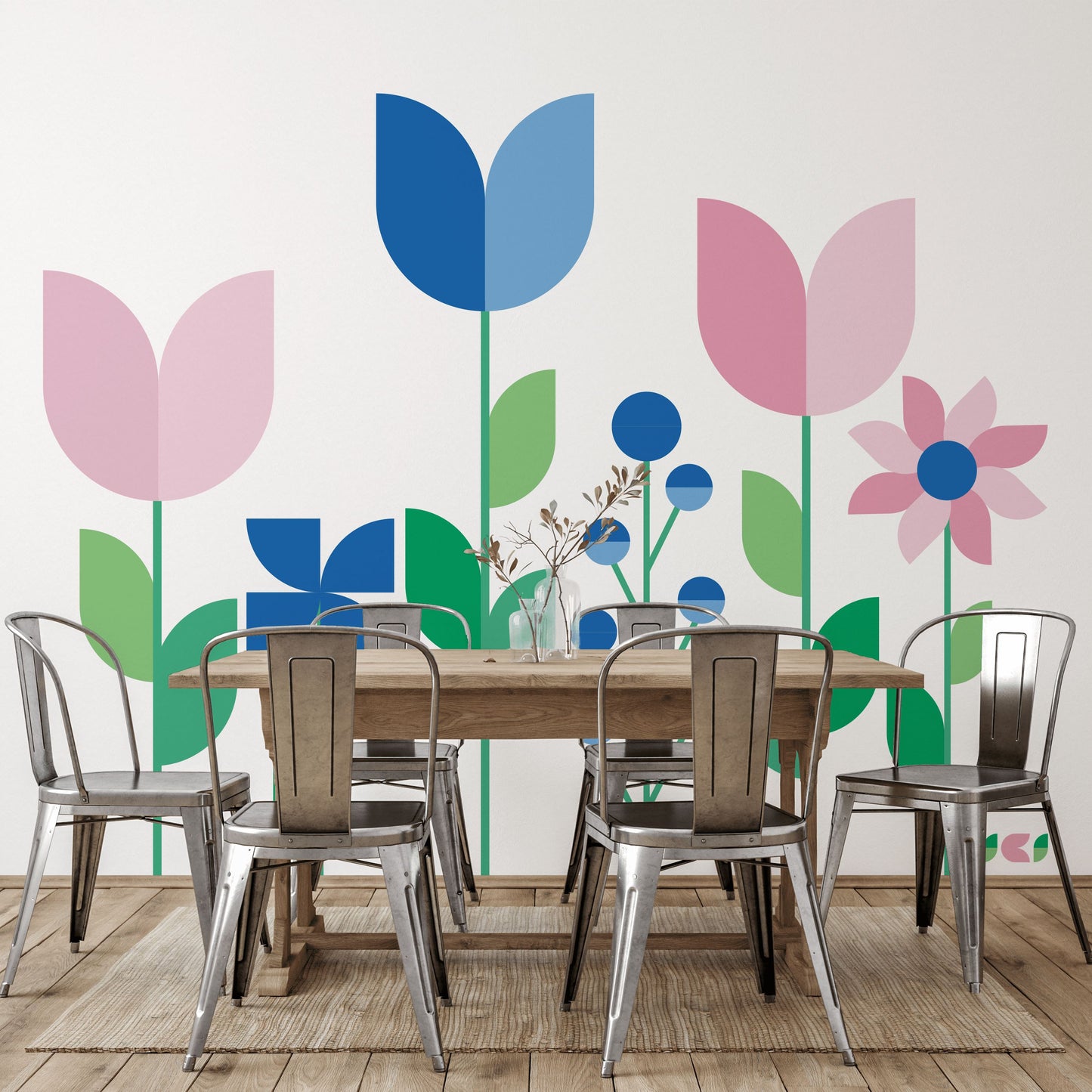 Into the Garden Wall Mural Murals Sunny Circle Studio