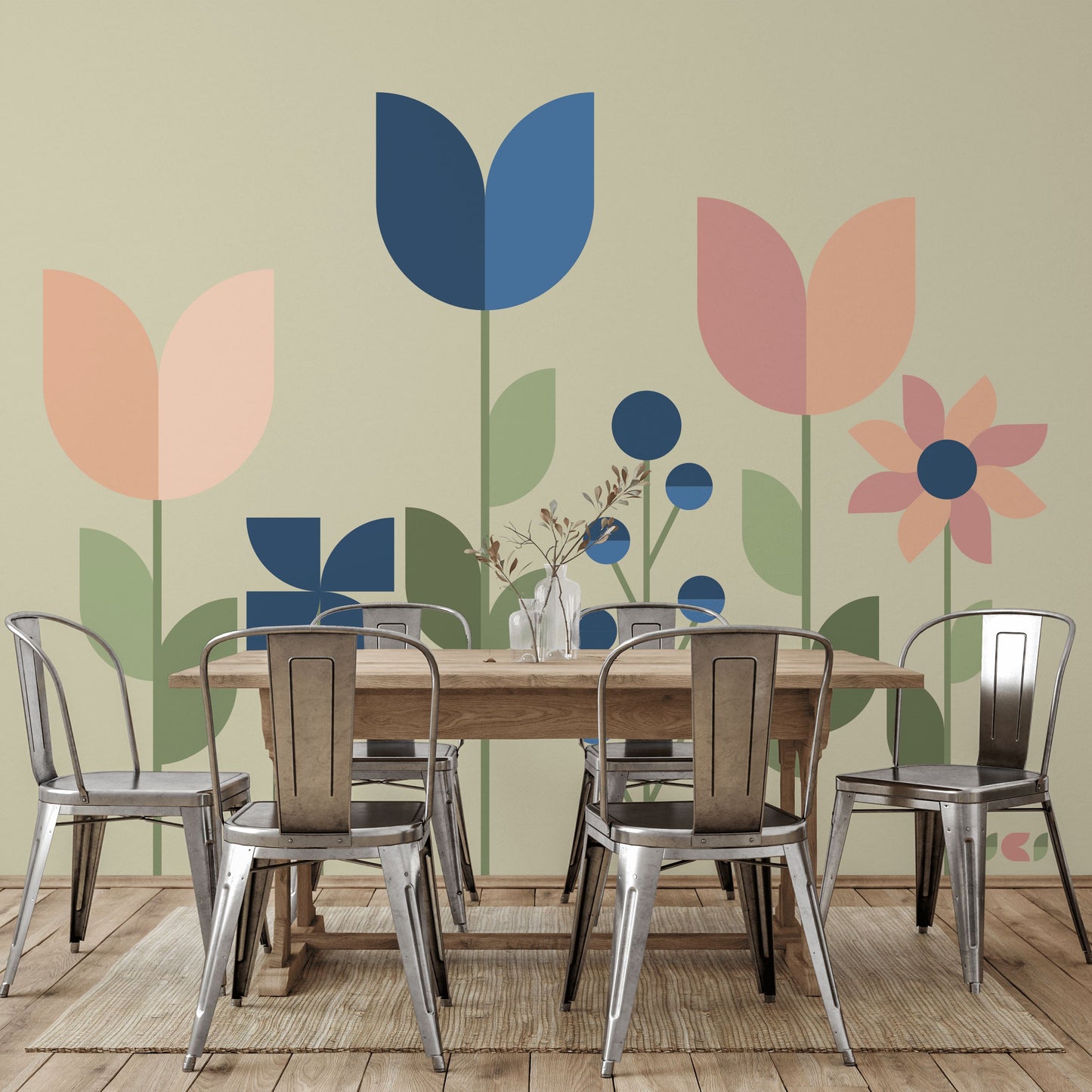 Into the Garden Wall Mural Murals Sunny Circle Studio