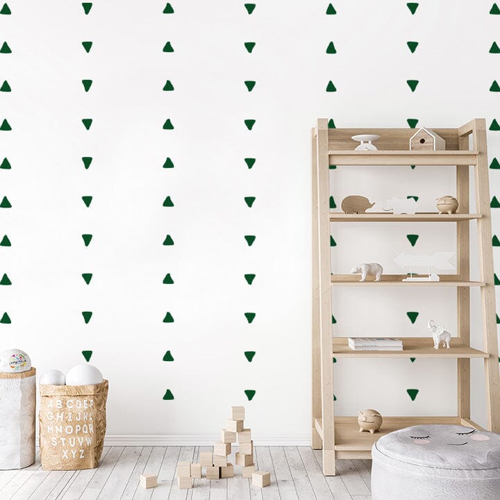Irregular Triangle Wall Decals Decals Urbanwalls Dark Green