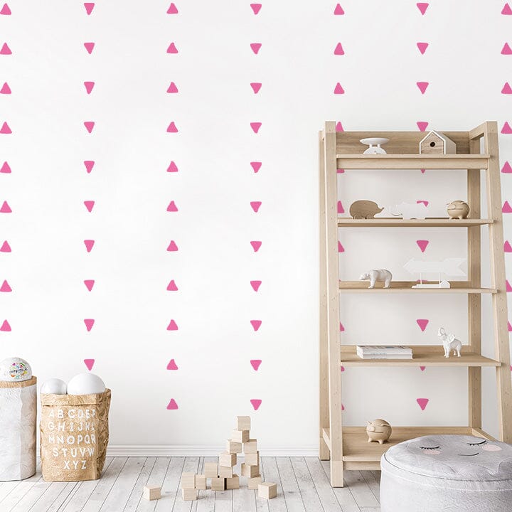 Irregular Triangle Wall Decals Decals Urbanwalls Pink