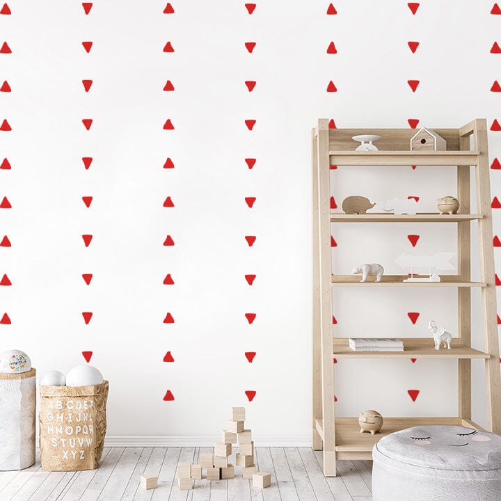 Irregular Triangle Wall Decals Decals Urbanwalls Red