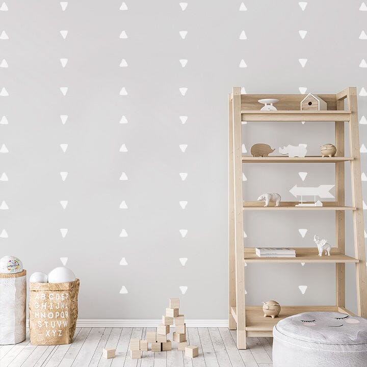 Irregular Triangle Wall Decals Decals Urbanwalls White