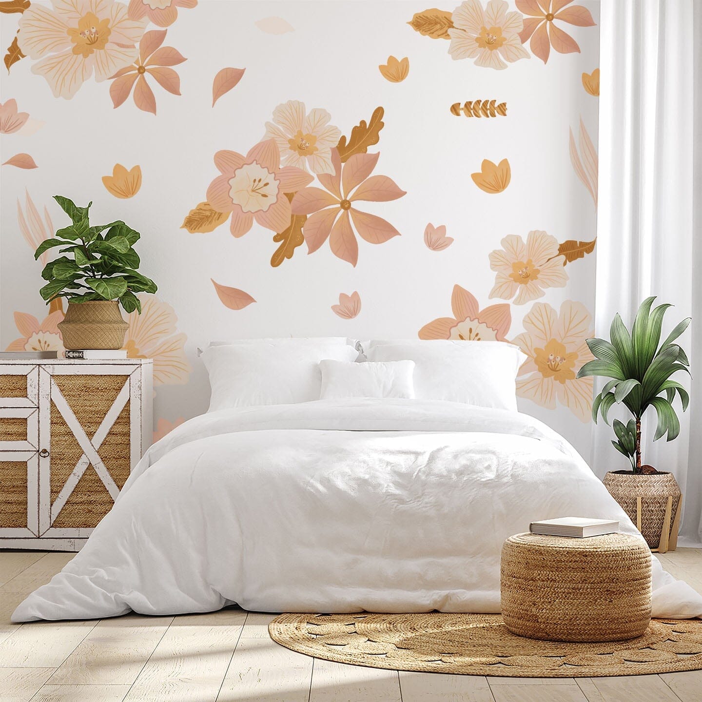 Island Flower Wall Decals Decals Urbanwalls Standard Wall Full Order